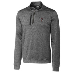 Atlanta Falcons Cutter & Buck Stealth Quarter-Zip Jacket Gray - NFL