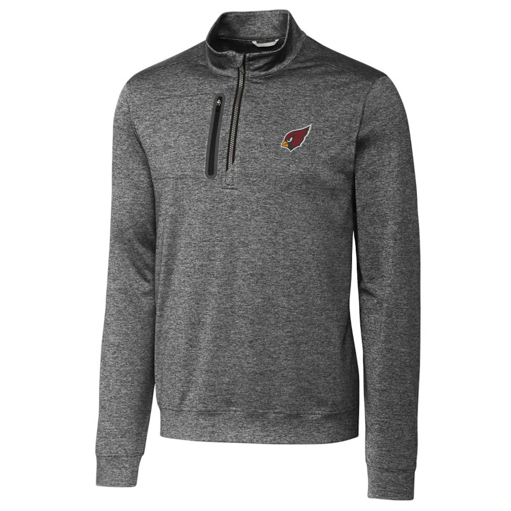Arizona Cardinals Cutter & Buck Stealth Quarter-Zip Jacket Gray - NFL
