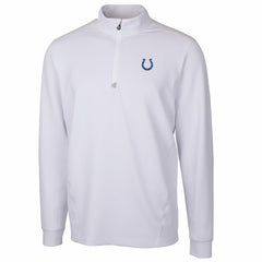 Indianapolis Colts Cutter & Buck Traverse Quarter-Zip Pullover Jacket White - NFL