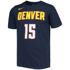 Nike - Nikola Jokic Denver Nuggets Youth Logo Name & Number Performance T-Shirt - Navy