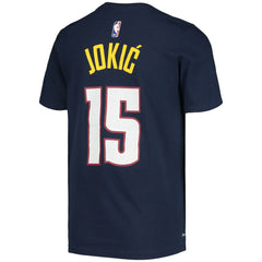 Nike - Nikola Jokic Denver Nuggets Youth Logo Name & Number Performance T-Shirt - Navy