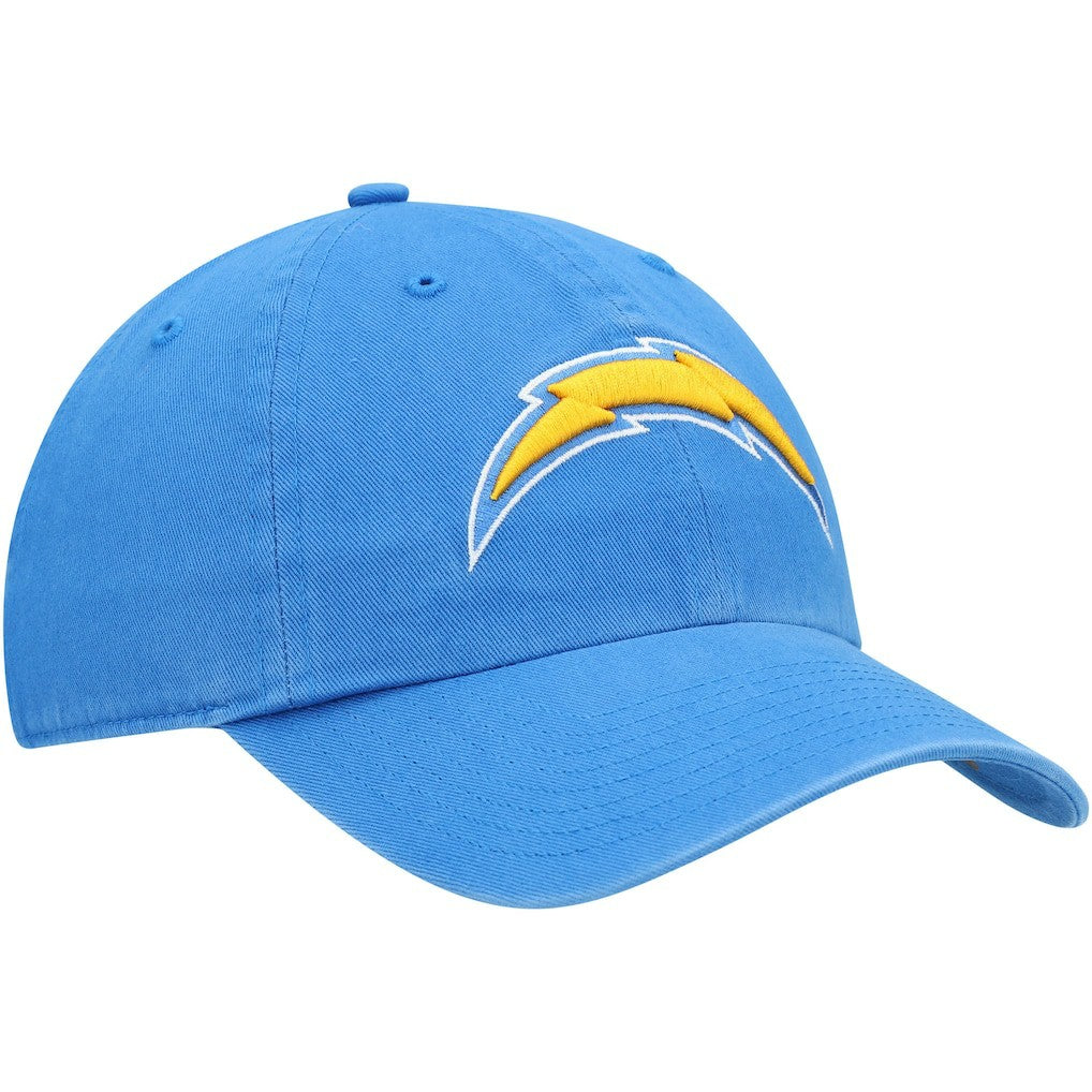 Los Angeles Chargers '47 Clean Up Primary Logo Adjustable Hat Powder Blue - 47 brand