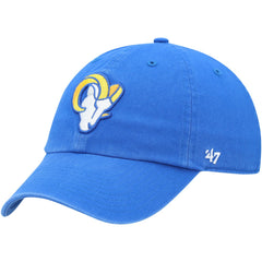 Los Angeles Rams '47 Clean Up Primary Logo Adjustable Hat Royal - 47 brand