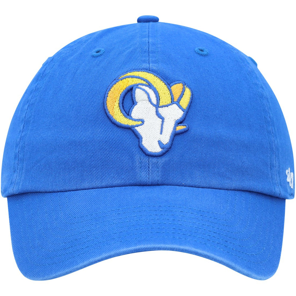Los Angeles Rams '47 Clean Up Primary Logo Adjustable Hat Royal - 47 brand