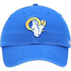 Los Angeles Rams '47 Clean Up Primary Logo Adjustable Hat Royal - 47 brand