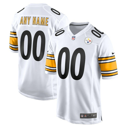 Pittsburgh Steelers Game Custom Jersey - White | NFL Jerseys