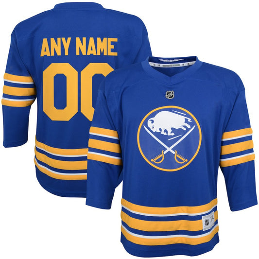 Buffalo Sabres Youth Home Replica Custom Jersey - Blue | NHL Jerseys
