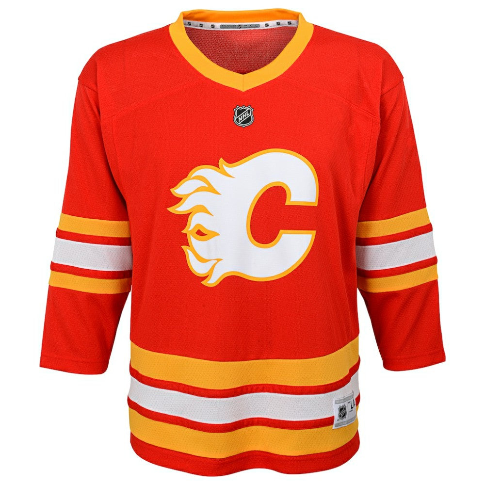 Calgary Flames Youth Home Replica Custom Jersey - Red | NHL Jerseys