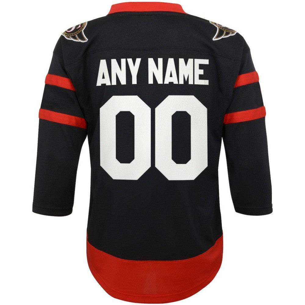 Ottawa Senators - Youth Home Replica Custom Jersey Black