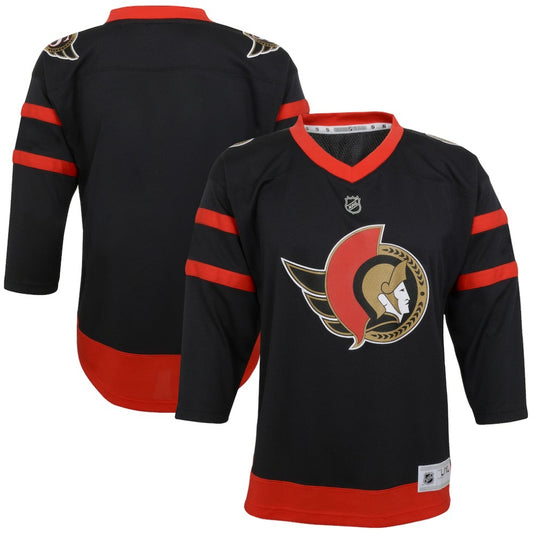 Ottawa Senators Youth Home Replica Blank Jersey - Black | NHL Jerseys