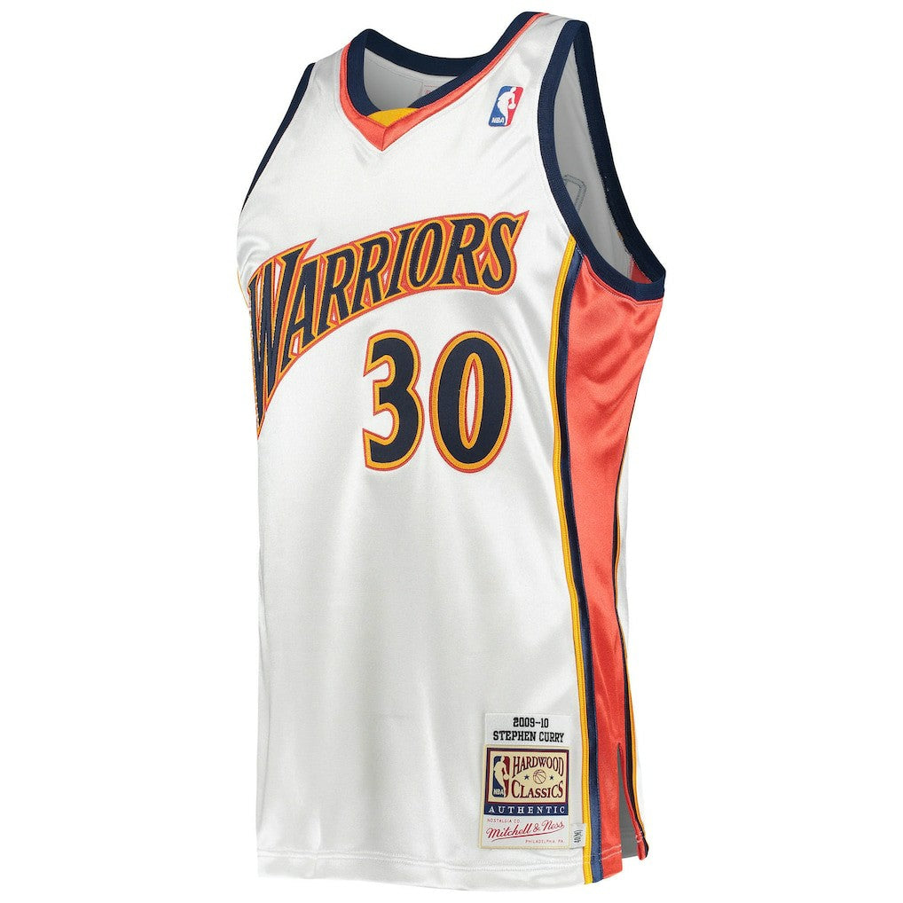 Mitchell & Ness - Stephen Curry Golden State Warriors 2009/10 Hardwood Classics Authentic Jersey - White