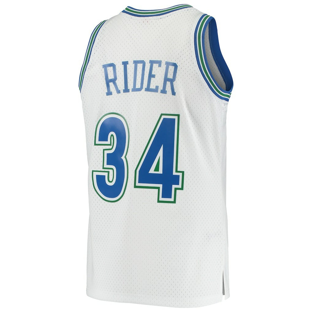 Mitchell & Ness - Isaiah Rider Minnesota Timberwolves 1995/96 Hardwood Classics Swingman Jersey - White