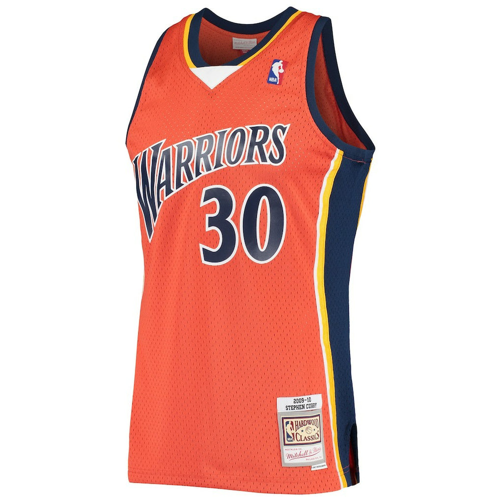 Mitchell & Ness - Stephen Curry Golden State Warriors Hardwood Classics Swingman Jersey - Orange