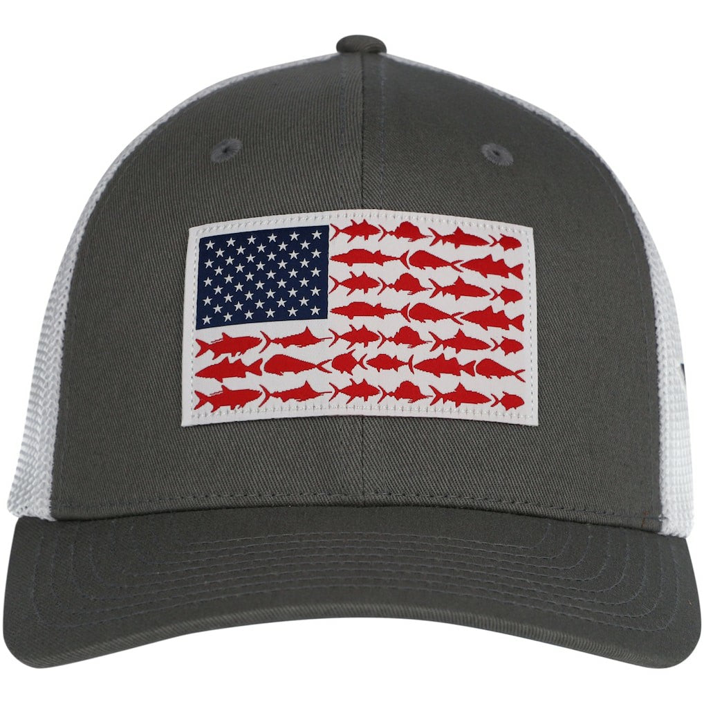 Dallas Cowboys PFG Fish Flag Flex Hat Gray - Columbia
