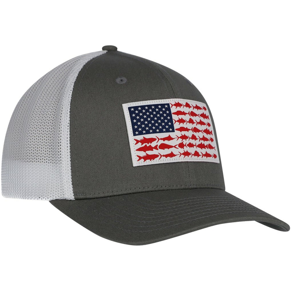 Dallas Cowboys PFG Fish Flag Flex Hat Gray - Columbia