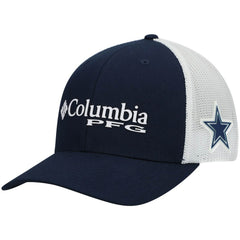 Dallas Cowboys PFG Flex Hat Navy/Gray - Columbia