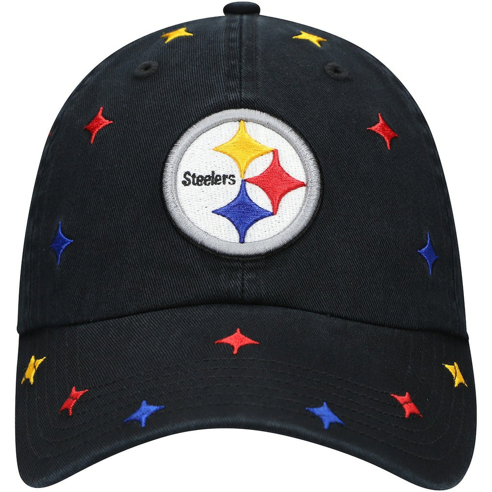 Pittsburgh Steelers '47 Women's Multi Confetti Clean Up Adjustable Hat Black - 47 brand