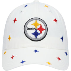 Pittsburgh Steelers '47 Women's Multi Confetti Clean Up Adjustable Hat White - 47 brand
