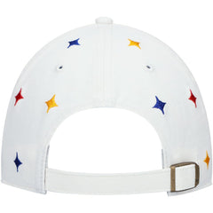 Pittsburgh Steelers '47 Women's Multi Confetti Clean Up Adjustable Hat White - 47 brand