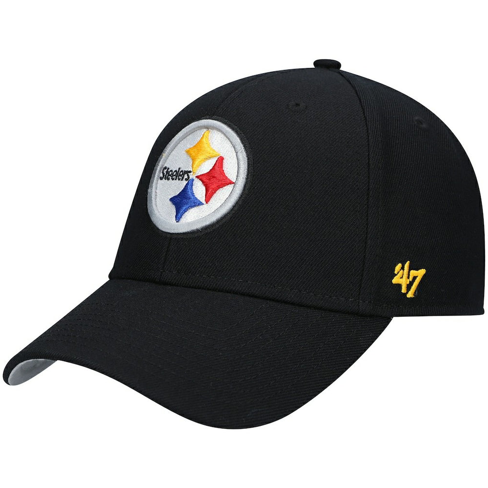 Pittsburgh Steelers '47 MVP Adjustable Hat Black - 47 brand