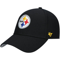 Pittsburgh Steelers '47 MVP Adjustable Hat Black - 47 brand