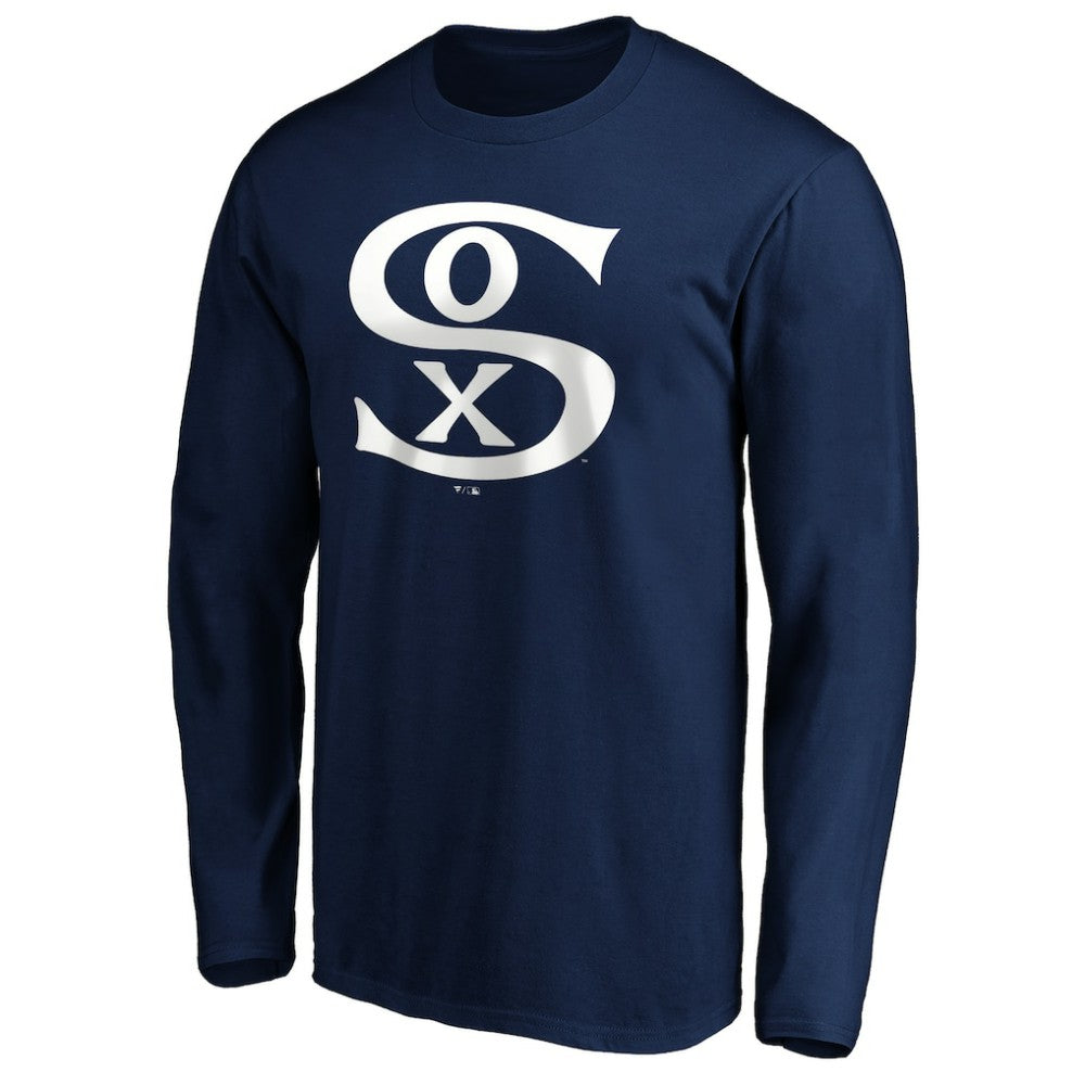 Chicago White Sox Cooperstown Collection Huntington Logo Long Sleeve T-Shirt Lifestyle