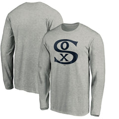Chicago White Sox Cooperstown Collection Huntington Logo Long Sleeve T-Shirt On Sale