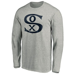 Chicago White Sox Cooperstown Collection Huntington Logo Long Sleeve T-Shirt On Sale