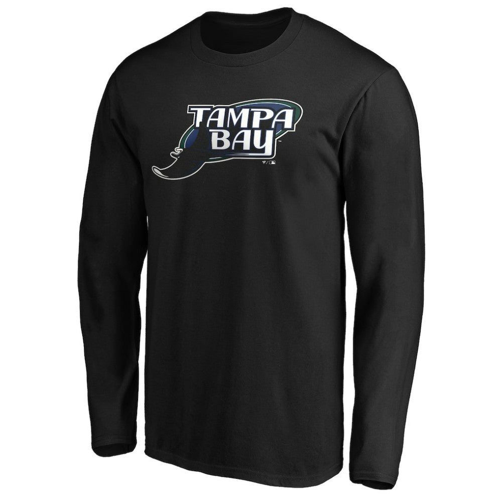 Tampa Bay Rays Cooperstown Collection Huntington Logo Long Sleeve T-Shirt discount