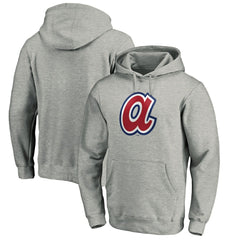Atlanta Braves Cooperstown Collection Huntington Logo Fitted Pullover Hoodie discount