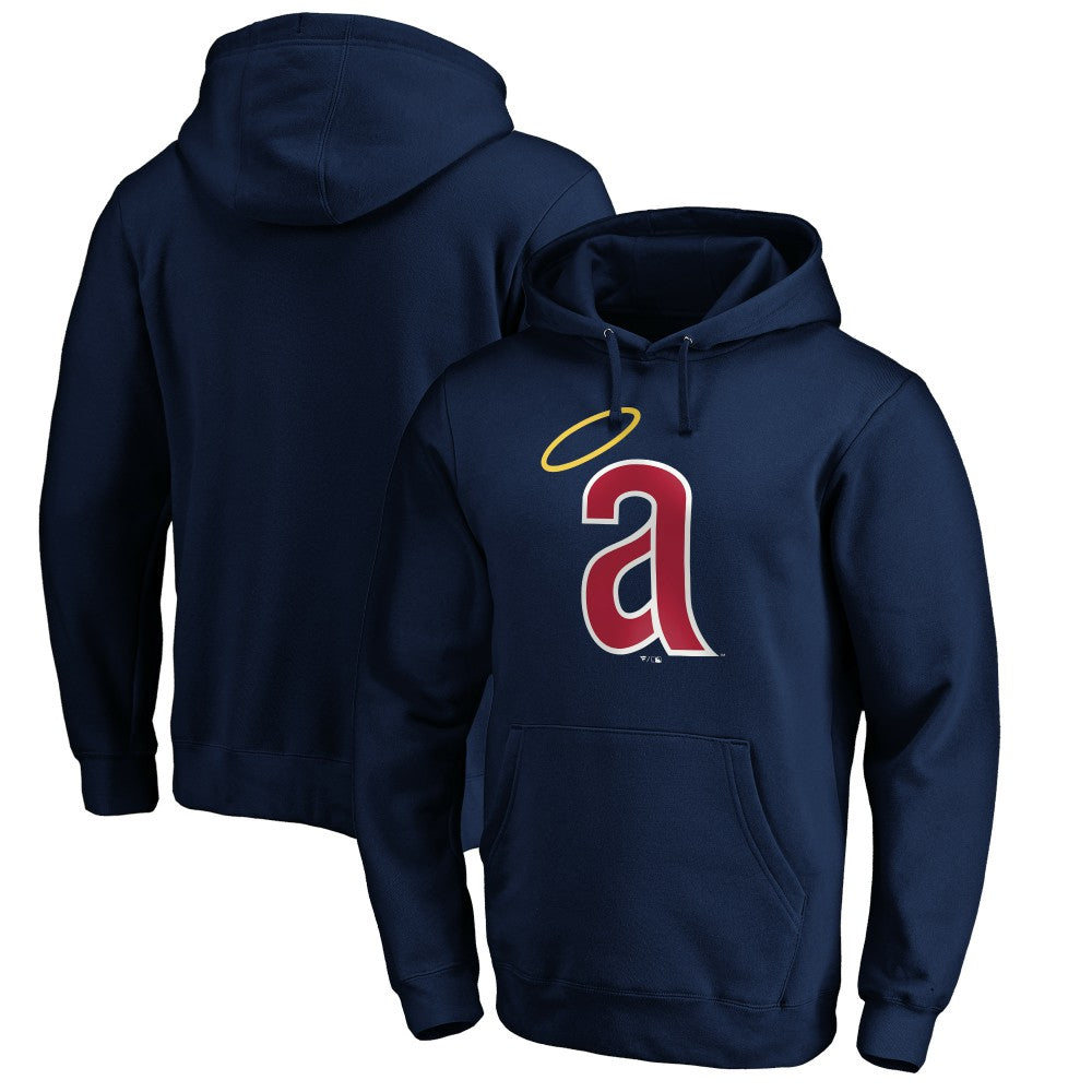California Angels Cooperstown Collection Huntington Logo Fitted Pullover Hoodie discount
