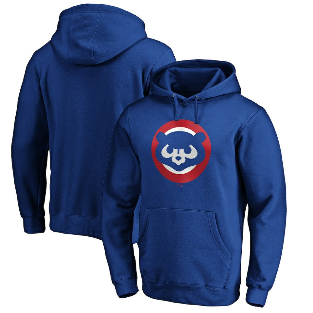 Chicago Cubs Cooperstown Collection Huntington Logo Fitted Pullover Hoodie Near Me
