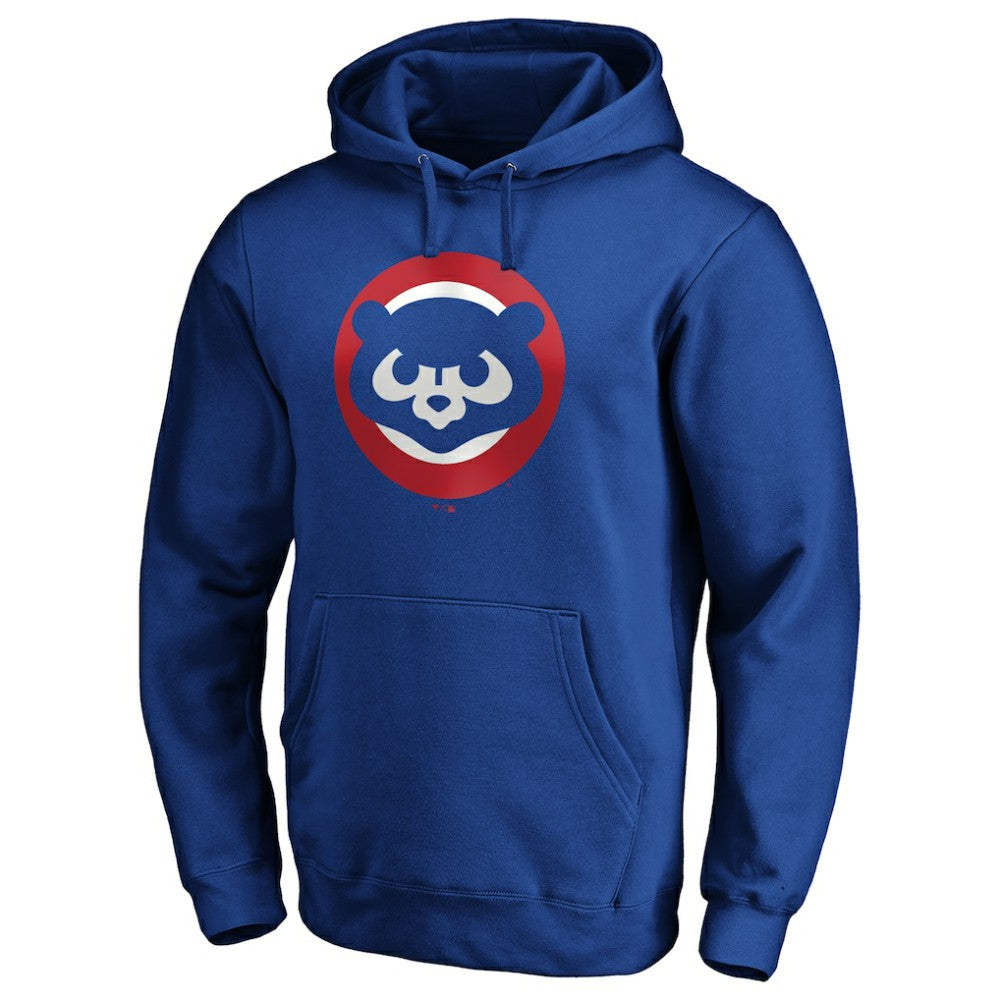 Chicago Cubs Cooperstown Collection Huntington Logo Fitted Pullover Hoodie Near Me