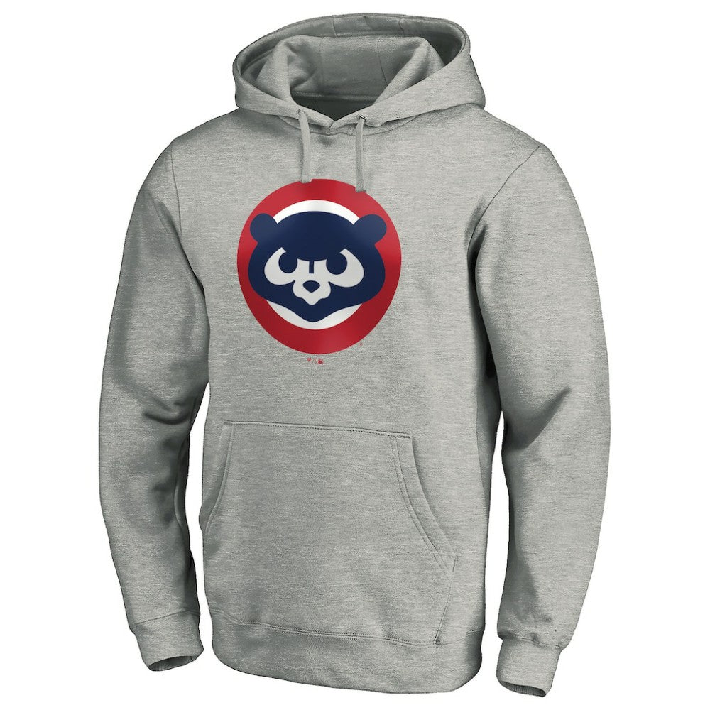 Chicago Cubs Cooperstown Collection Huntington Logo Fitted Pullover Hoodie Near Me