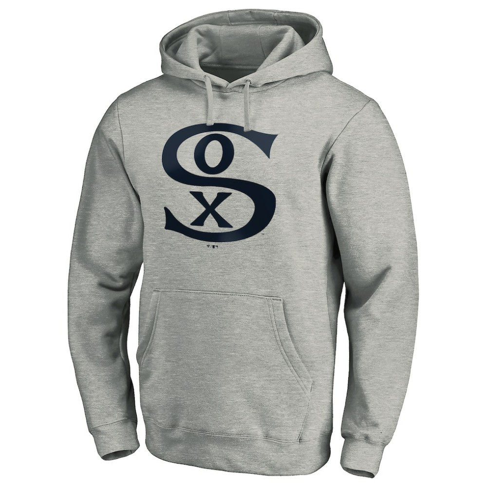 Chicago White Sox Cooperstown Collection Huntington Logo Fitted Pullover Hoodie Sale