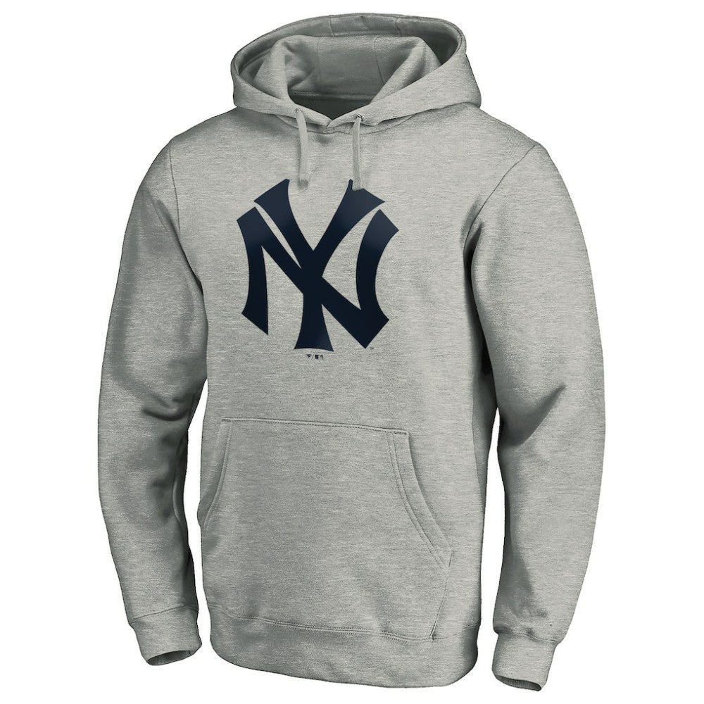 New York Yankees Cooperstown Collection Huntington Logo Fitted Pullover Hoodie Sale