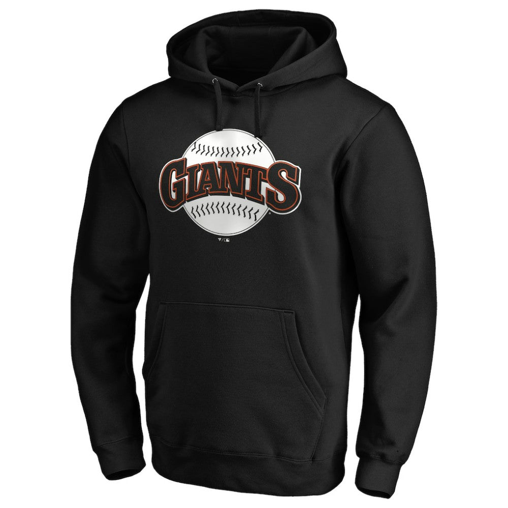 San Francisco Giants Cooperstown Collection Huntington Logo Fitted Pullover Hoodie Sale