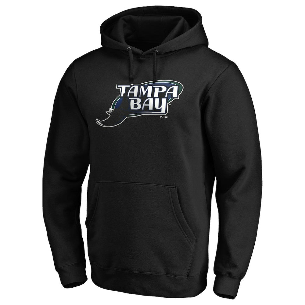 Tampa Bay Rays Cooperstown Collection Huntington Logo Fitted Pullover Hoodie Clearance