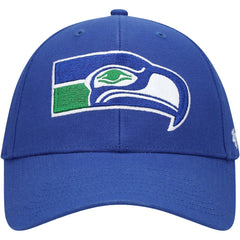 Seattle Seahawks '47 Throwback MVP Adjustable Hat Royal - 47 brand