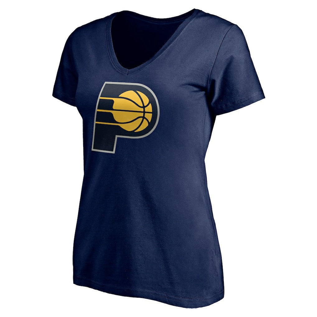 NBA - Indiana Pacers Women's Playmaker Personalized Name & Number V-Neck T-Shirt - Navy