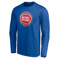 NBA - Detroit Pistons Playmaker Personalized Name & Number Long Sleeve T-Shirt - Blue