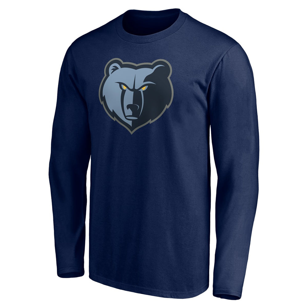 NBA - Memphis Grizzlies Playmaker Personalized Name & Number Long Sleeve T-Shirt - Navy
