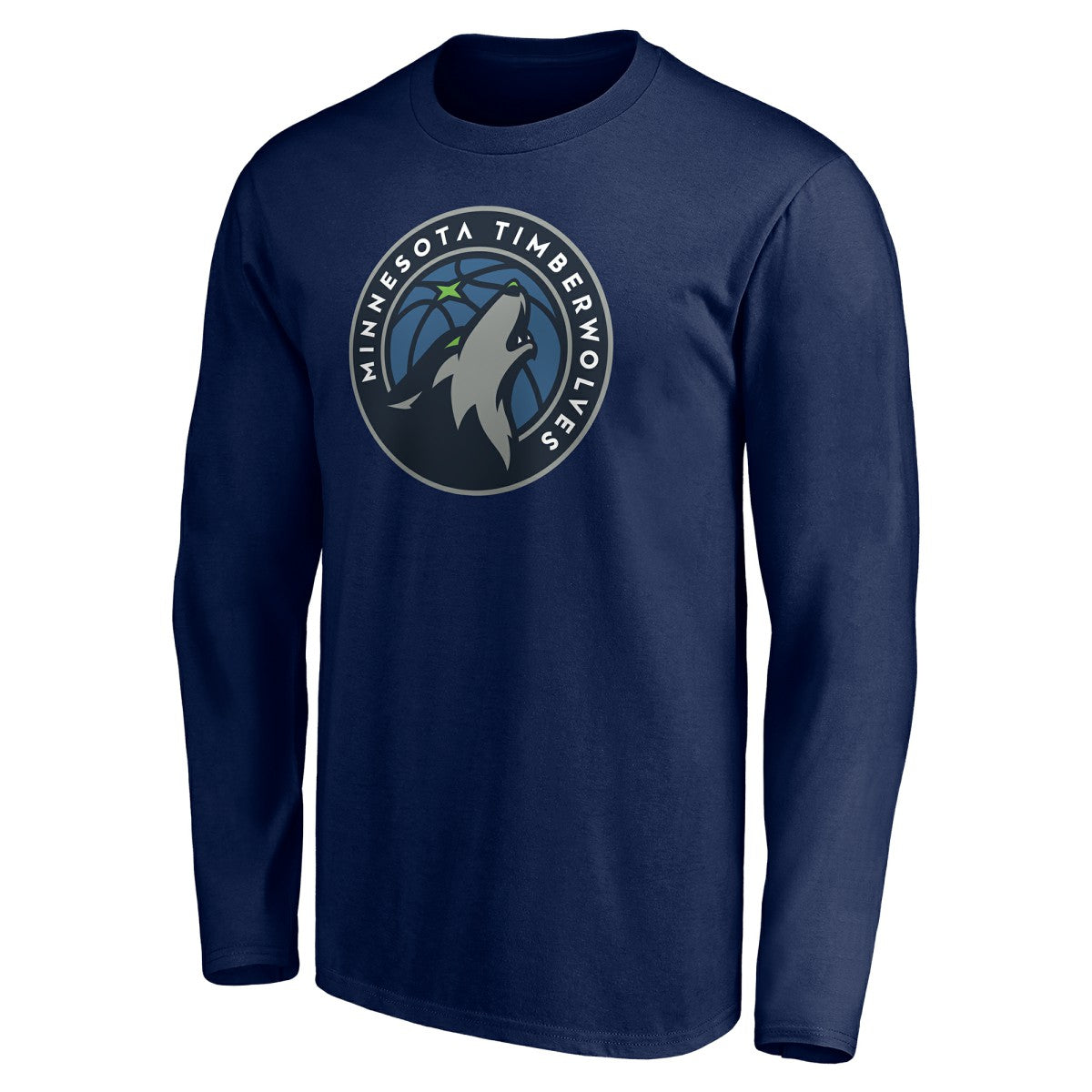 NBA - Minnesota Timberwolves Playmaker Personalized Name & Number Long Sleeve T-Shirt - Navy