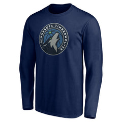 NBA - Minnesota Timberwolves Playmaker Personalized Name & Number Long Sleeve T-Shirt - Navy