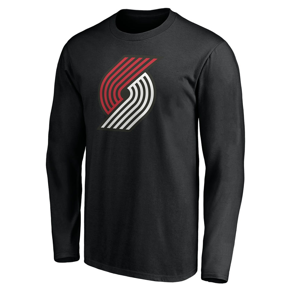 NBA - Portland Trail Blazers Playmaker Personalized Name & Number Long Sleeve T-Shirt - Black