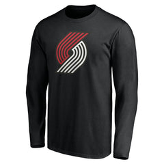 NBA - Portland Trail Blazers Playmaker Personalized Name & Number Long Sleeve T-Shirt - Black