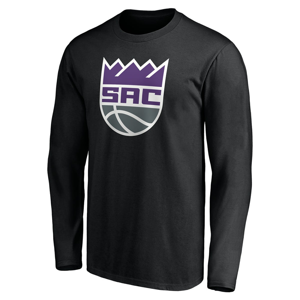 NBA - Sacramento Kings Playmaker Personalized Name & Number Long Sleeve T-Shirt - Black