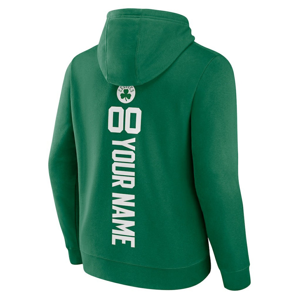 NBA - Boston Celtics Playmaker Personalized Name & Number Pullover Hoodie - Green