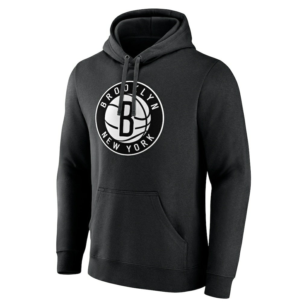 NBA - Brooklyn Nets Playmaker Personalized Name & Number Pullover Hoodie - Black