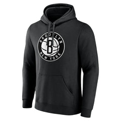 NBA - Brooklyn Nets Playmaker Personalized Name & Number Pullover Hoodie - Black